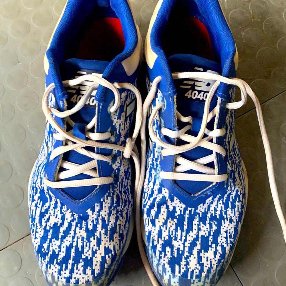 New Balance Baseball Cleats - Blue Size 9